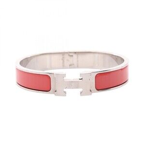 Hermes Clic H Bangle Bracelet Stainless #315250H43B